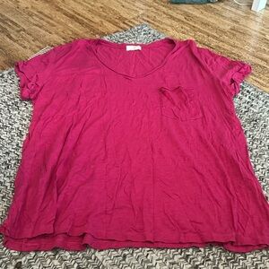 Anthropologie top pink